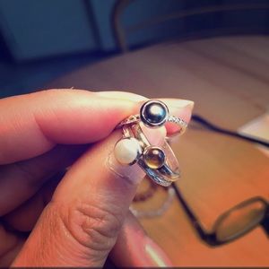 Trio 925 Sterling rings